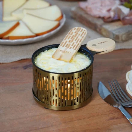 Coffret Raclette à la bougie scintillante